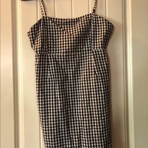 Black Gingham Dress